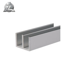 profil en aluminium à double canal u pour coupure thermique 6063 t5 pour fenêtre